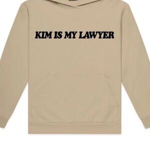 Talentless “Kim Is My Lawyer” Hoodie – Beige